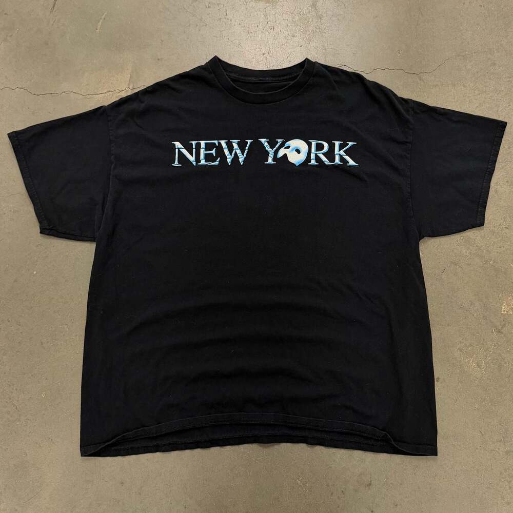Vintage New York Phantom Of The Opera Broadway Graphic T Shirt
